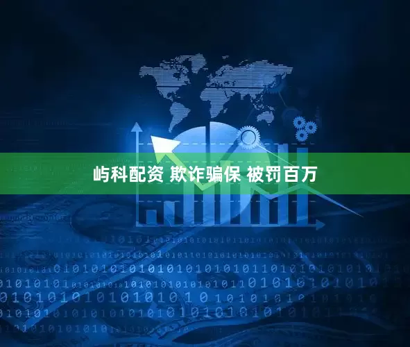 屿科配资 欺诈骗保 被罚百万